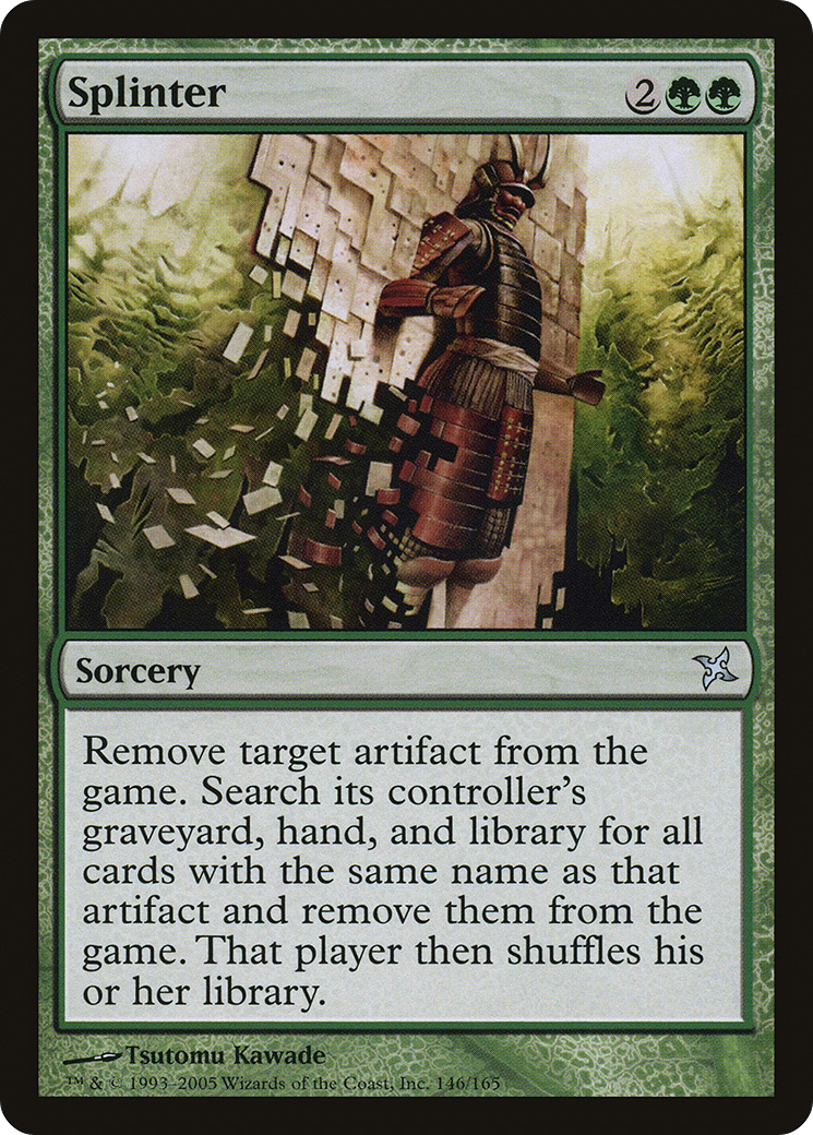 Splinter (BOK-146) - Betrayers of Kamigawa Foil - Premium MTG Single from Wizards of the Coast - Just $6.72! Shop now at Game Crave Tournament Store