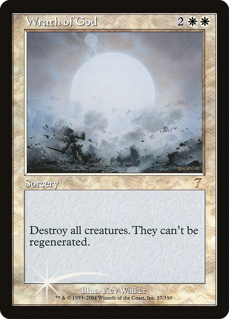 Wrath of God (7ED-57★) - Seventh Edition Foil - Premium MTG Single from Wizards of the Coast - Just $42.12! Shop now at Game Crave Tournament Store