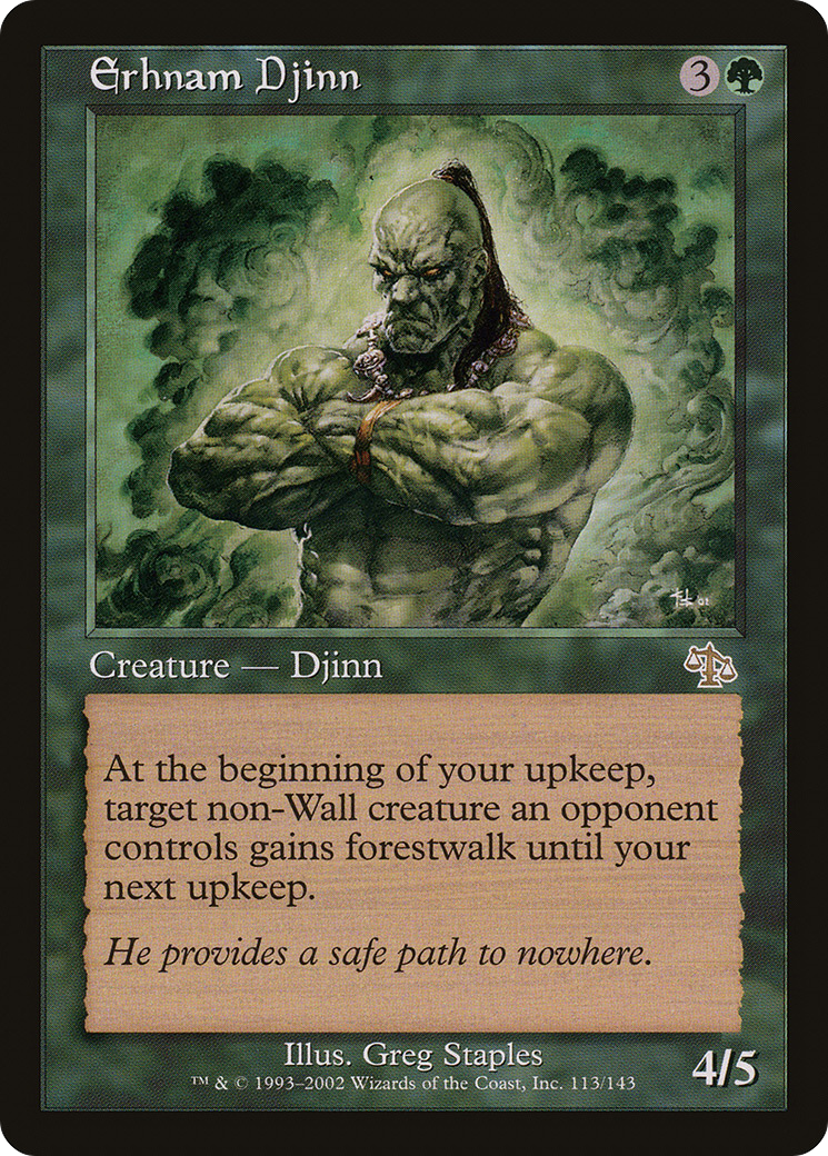 Erhnam Djinn (JUD-113) - Judgment - Premium MTG Single from Wizards of the Coast - Just $0.26! Shop now at Game Crave Tournament Store