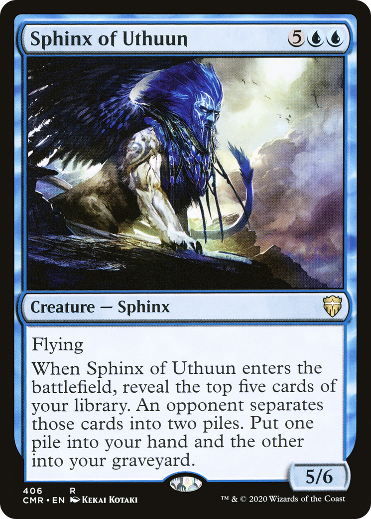 Sphinx of Uthuun (CMR-406) - Commander Legends - Premium MTG Single from Wizards of the Coast - Just $0.25! Shop now at Game Crave Tournament Store