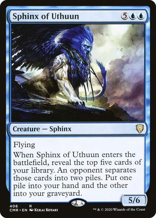 Sphinx of Uthuun (CMR-406) - Commander Legends - Premium MTG Single from Wizards of the Coast - Just $0.25! Shop now at Game Crave Tournament Store