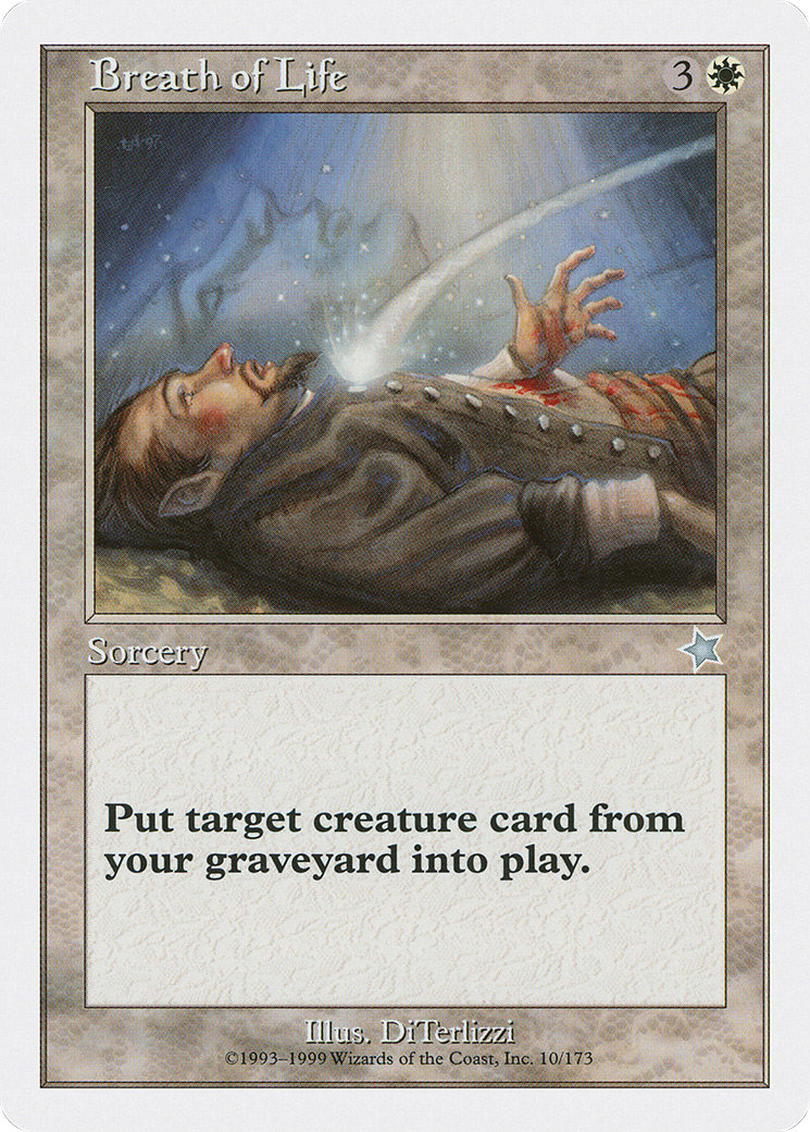 Breath of Life (S99-010) - Starter 1999 - Premium MTG Single from Wizards of the Coast - Just $0.25! Shop now at Game Crave Tournament Store