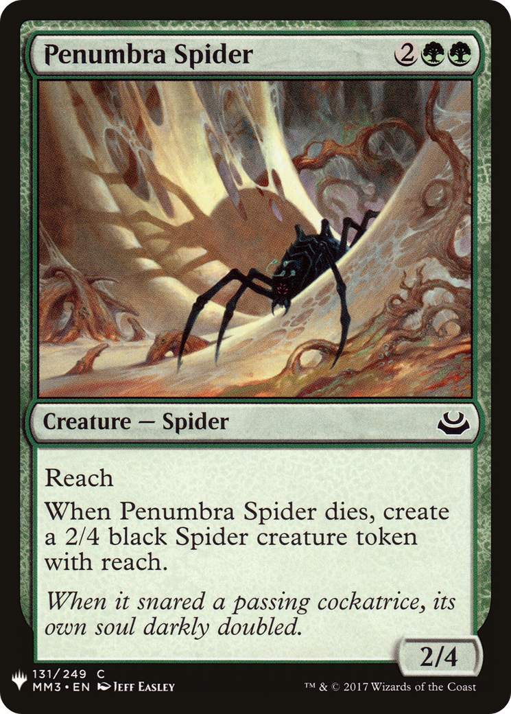Penumbra Spider (MB1-1291) - Mystery Booster - Premium MTG Single from Wizards of the Coast - Just $0.08! Shop now at Game Crave Tournament Store