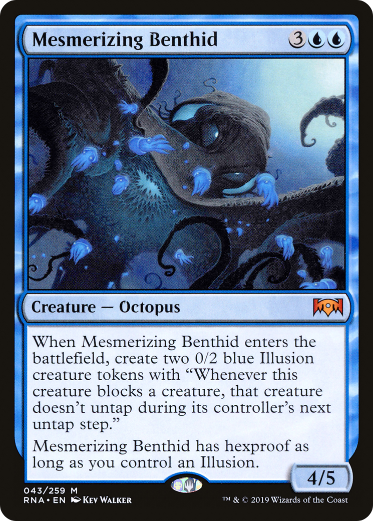 Mesmerizing Benthid (RNA-043) - Ravnica Allegiance - Premium MTG Single from Wizards of the Coast - Just $0.14! Shop now at Game Crave Tournament Store