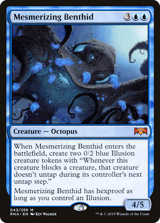 Mesmerizing Benthid (RNA-043) - Ravnica Allegiance - Premium MTG Single from Wizards of the Coast - Just $0.14! Shop now at Game Crave Tournament Store