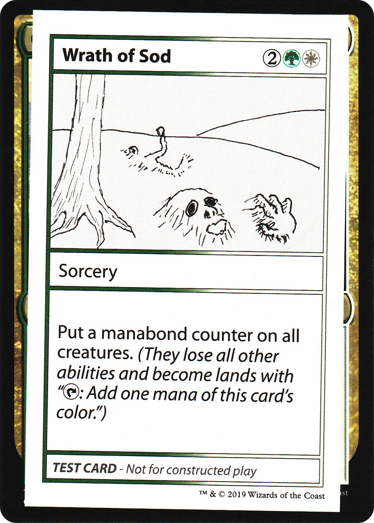 Wrath of Sod (CMB2-103) - Mystery Booster Playtest Cards 2021 - Premium MTG Single from Wizards of the Coast - Just $0.25! Shop now at Game Crave Tournament Store