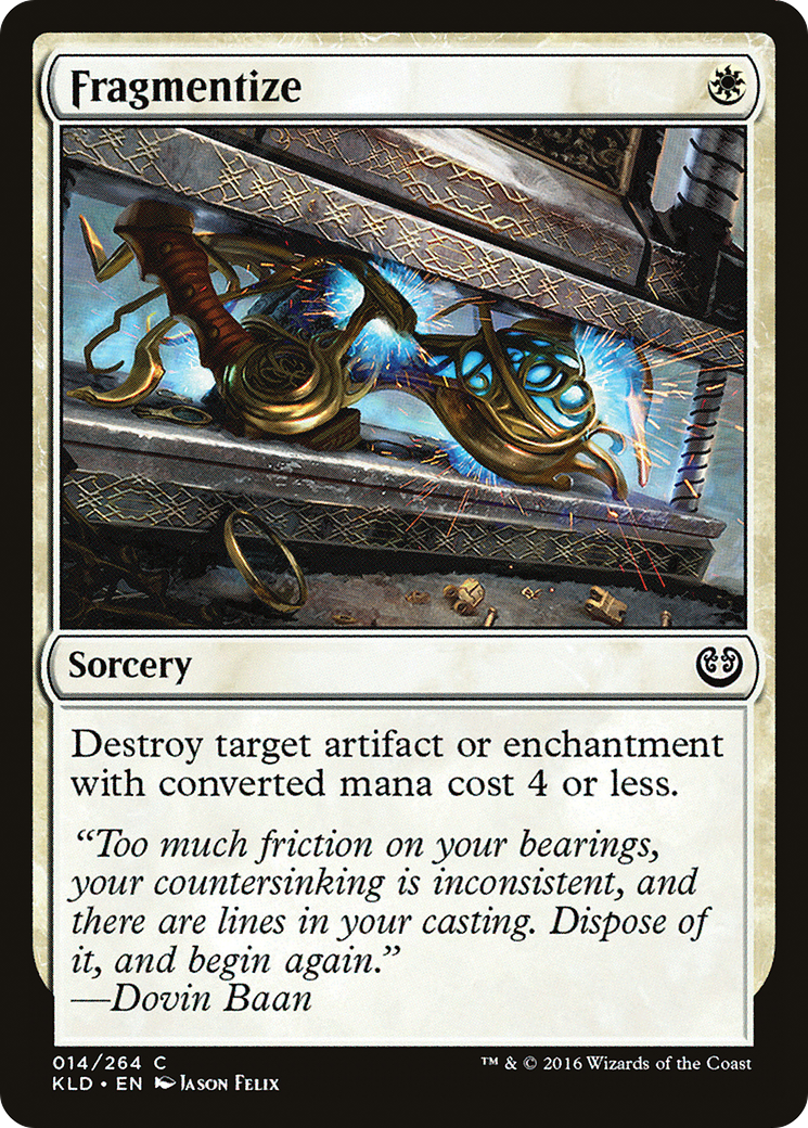 Fragmentize (KLD-014) - Kaladesh Foil - Premium MTG Single from Wizards of the Coast - Just $0.24! Shop now at Game Crave Tournament Store