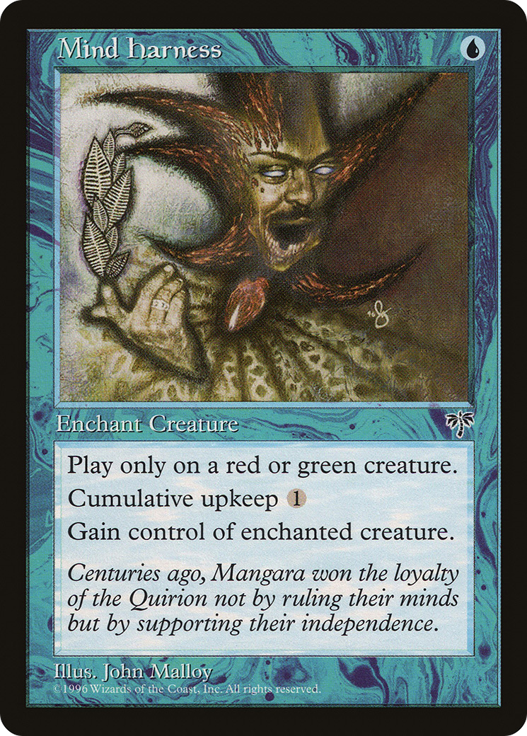 Mind Harness (MIR-078) - Mirage - Premium MTG Single from Wizards of the Coast - Just $0.08! Shop now at Game Crave Tournament Store