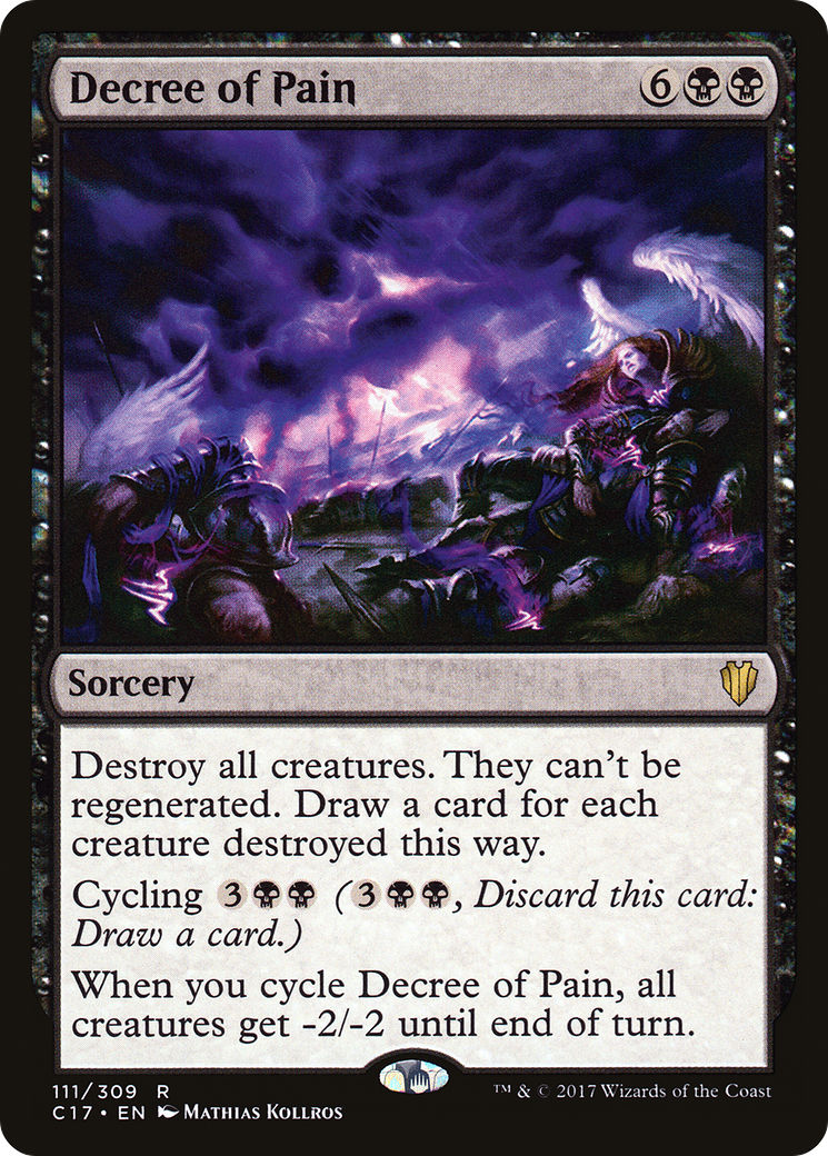 Decree of Pain (C17-111) - Commander 2017 - Premium MTG Single from Wizards of the Coast - Just $0.35! Shop now at Game Crave Tournament Store