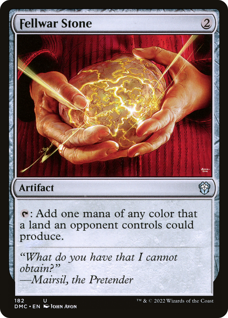 Fellwar Stone (DMC-182) - Dominaria United Commander - Premium MTG Single from Wizards of the Coast - Just $0.20! Shop now at Game Crave Tournament Store