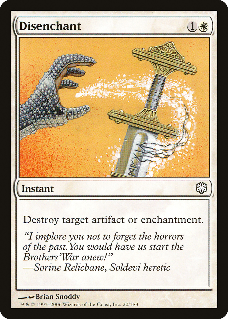 Disenchant (CST-020) - Coldsnap Theme Decks - Premium MTG Single from Wizards of the Coast - Just $0.17! Shop now at Game Crave Tournament Store