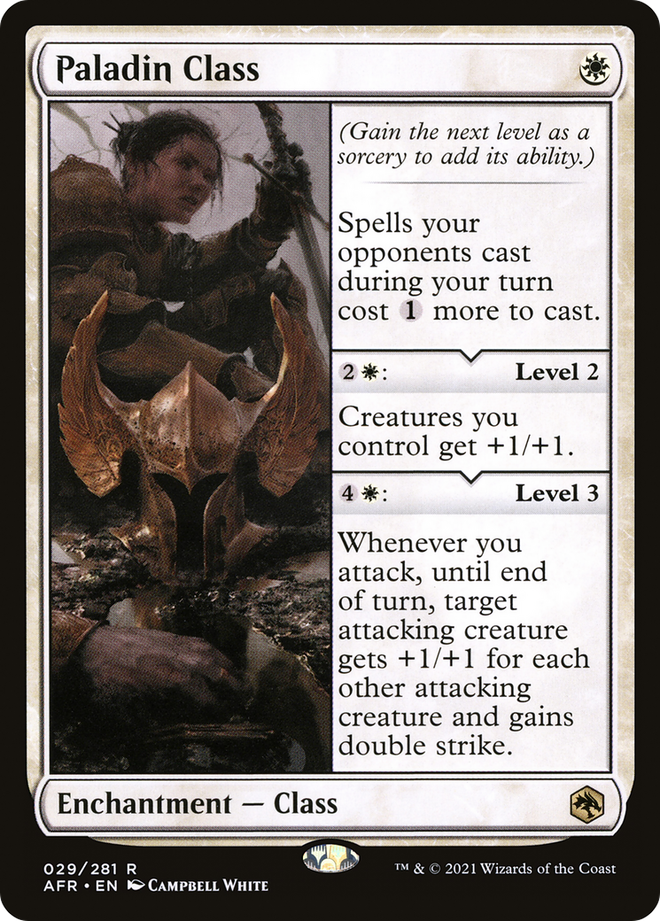 Paladin Class (AFR-029) - Adventures in the Forgotten Realms - Premium MTG Single from Wizards of the Coast - Just $0.09! Shop now at Game Crave Tournament Store