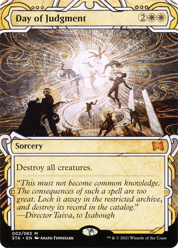 Day of Judgment (STA-002) - Strixhaven Mystical Archive: (Showcase) (Borderless) - Premium MTG Single from Wizards of the Coast - Just $0.59! Shop now at Game Crave Tournament Store