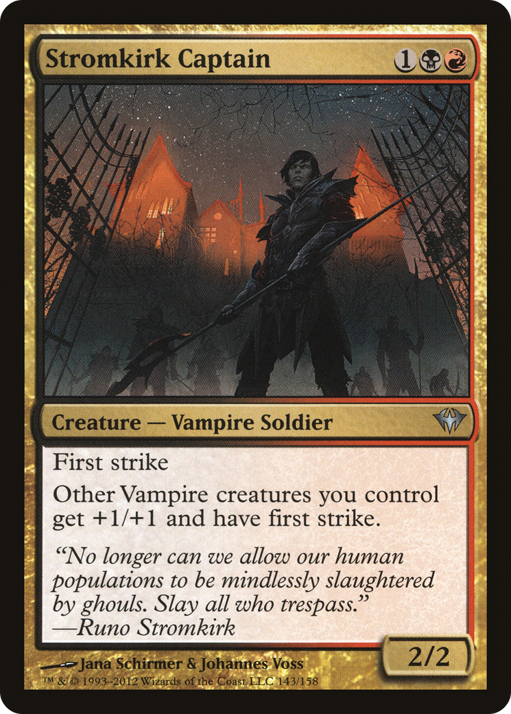 Stromkirk Captain (DKA-143) - Dark Ascension Foil - Premium MTG Single from Wizards of the Coast - Just $3.89! Shop now at Game Crave Tournament Store