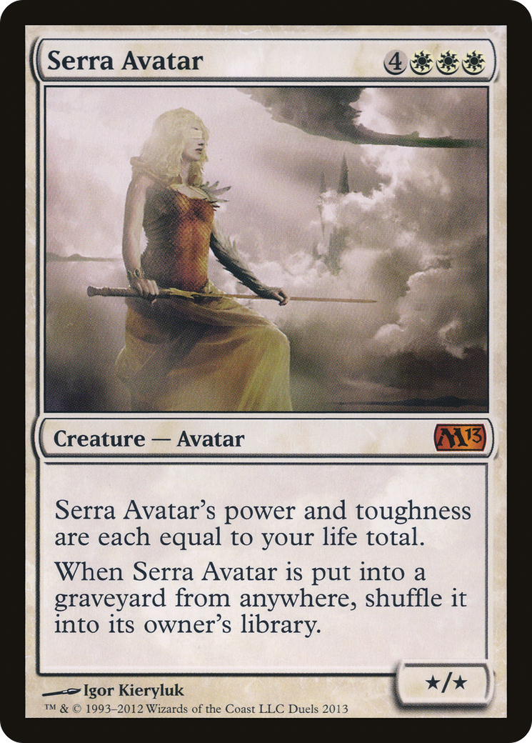 Serra Avatar (PDP13-002) - Duels of the Planeswalkers 2013 Promos - Premium MTG Single from Wizards of the Coast - Just $0.47! Shop now at Game Crave Tournament Store