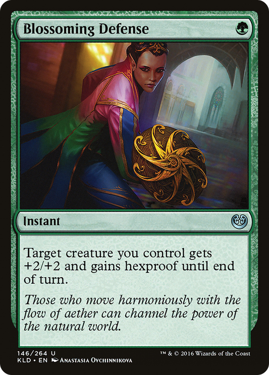 Blossoming Defense (KLD-146) - Kaladesh - Premium MTG Single from Wizards of the Coast - Just $0.11! Shop now at Game Crave Tournament Store