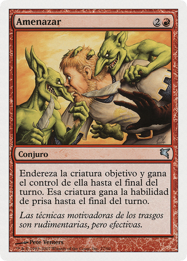 Threaten (PSAL-I27) - Salvat 2005 - Premium MTG Single from Wizards of the Coast - Just $0! Shop now at Game Crave Tournament Store