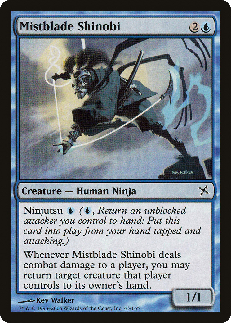 Mistblade Shinobi (BOK-043) - Betrayers of Kamigawa Foil - Premium MTG Single from Wizards of the Coast - Just $6.46! Shop now at Game Crave Tournament Store