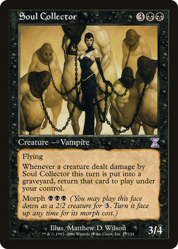 Soul Collector (TSB-047) - Time Spiral Timeshifted Foil - Premium MTG Single from Wizards of the Coast - Just $3.99! Shop now at Game Crave Tournament Store