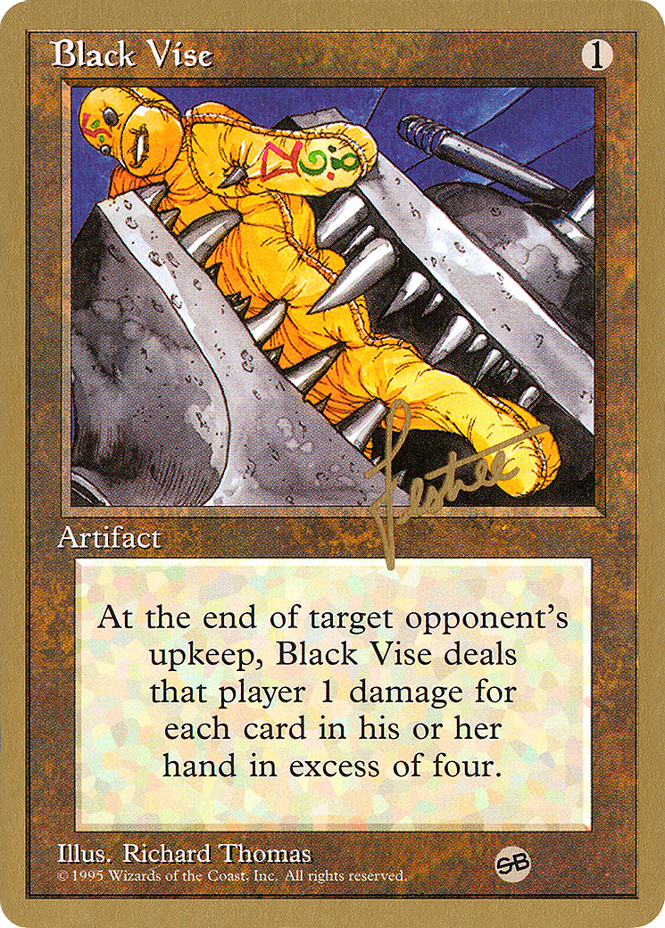 Black Vise (PTC-BL299SB) - Pro Tour Collector Set - Premium MTG Single from Wizards of the Coast - Just $9.78! Shop now at Game Crave Tournament Store