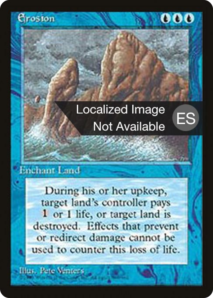 Erosion (4BB-070) - Fourth Edition Foreign Black Border - Premium MTG Single from Wizards of the Coast - Just $0.24! Shop now at Game Crave Tournament Store