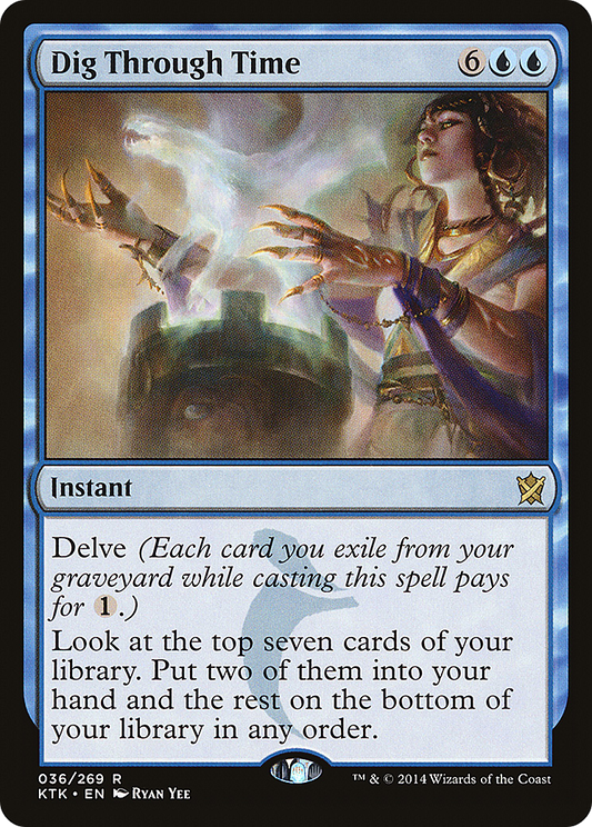 Dig Through Time (KTK-036) - Khans of Tarkir - Premium MTG Single from Wizards of the Coast - Just $0.25! Shop now at Game Crave Tournament Store