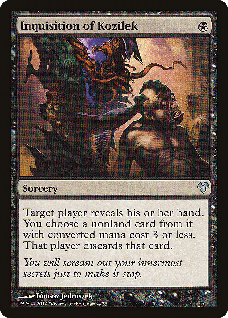 Inquisition of Kozilek (MD1-004) - Modern Event Deck 2014 - Premium MTG Single from Wizards of the Coast - Just $0.51! Shop now at Game Crave Tournament Store
