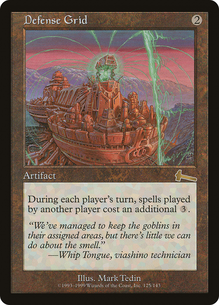 Defense Grid (ULG-125) - Urza's Legacy Foil - Premium MTG Single from Wizards of the Coast - Just $28.36! Shop now at Game Crave Tournament Store
