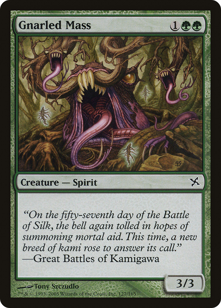 Gnarled Mass (BOK-127) - Betrayers of Kamigawa - Premium MTG Single from Wizards of the Coast - Just $0.08! Shop now at Game Crave Tournament Store