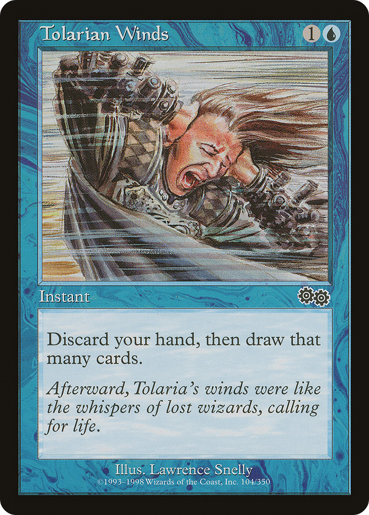 Tolarian Winds (USG-104) - Urza's Saga - Premium MTG Single from Wizards of the Coast - Just $0.18! Shop now at Game Crave Tournament Store