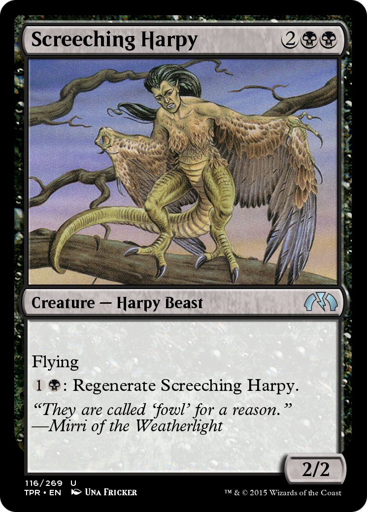 Screeching Harpy (TPR-116) - Tempest Remastered - Premium MTG Single from Wizards of the Coast - Just $0! Shop now at Game Crave Tournament Store