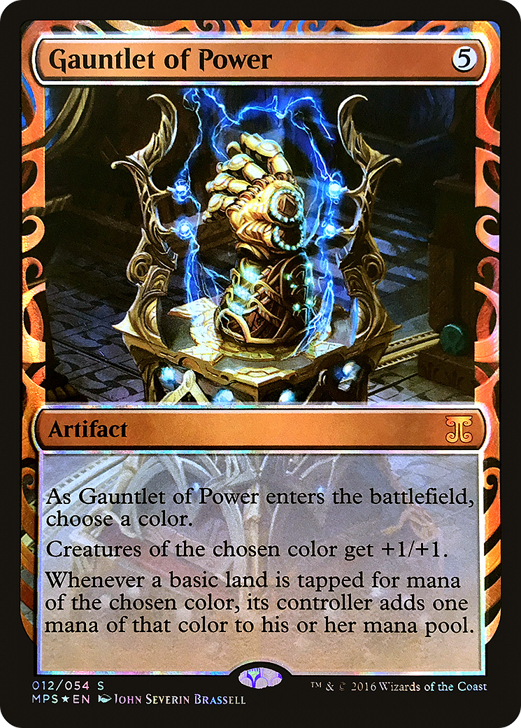 Gauntlet of Power (MPS-012) - Kaladesh Inventions Foil - Premium MTG Single from Wizards of the Coast - Just $12.26! Shop now at Game Crave Tournament Store