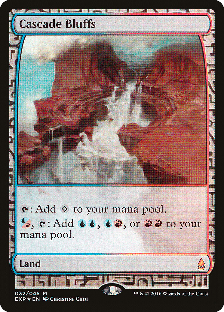 Cascade Bluffs (EXP-032) - Zendikar Expeditions Foil - Premium MTG Single from Wizards of the Coast - Just $11.71! Shop now at Game Crave Tournament Store