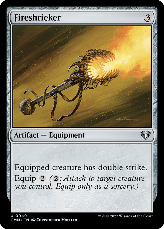 Fireshrieker (CMM-949) - Commander Masters - Premium MTG Single from Wizards of the Coast - Just $0.58! Shop now at Game Crave Tournament Store