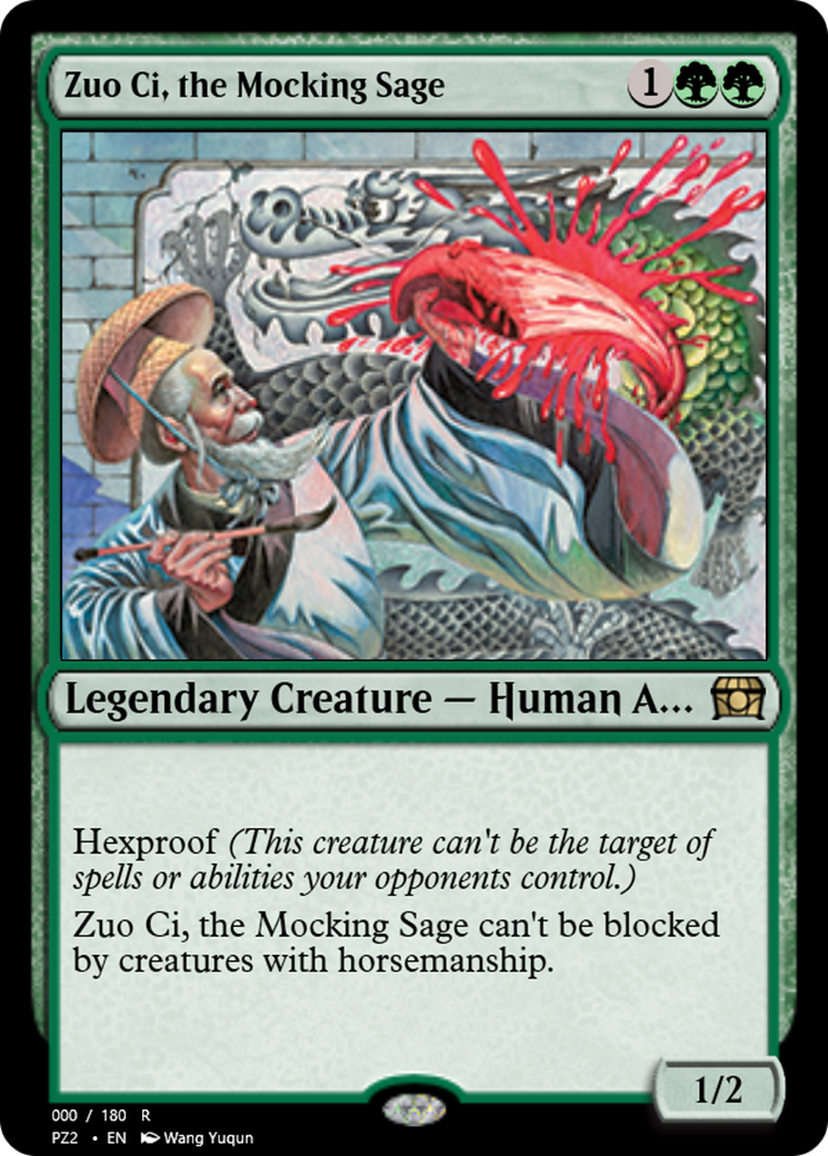 Zuo Ci, the Mocking Sage (PZ2-65805) - Treasure Chest - Premium MTG Single from Wizards of the Coast - Just $0! Shop now at Game Crave Tournament Store