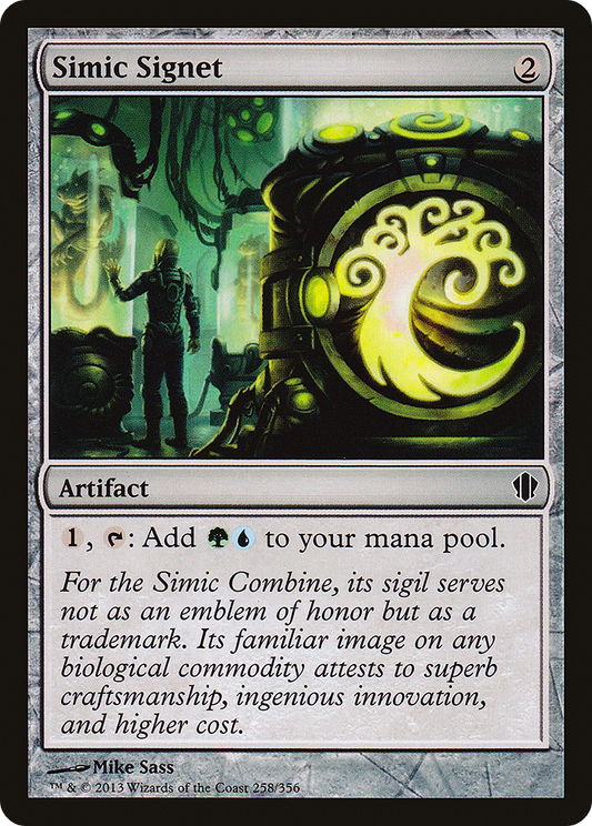 Simic Signet (C13-258) - Commander 2013 - Premium MTG Single from Wizards of the Coast - Just $0.08! Shop now at Game Crave Tournament Store