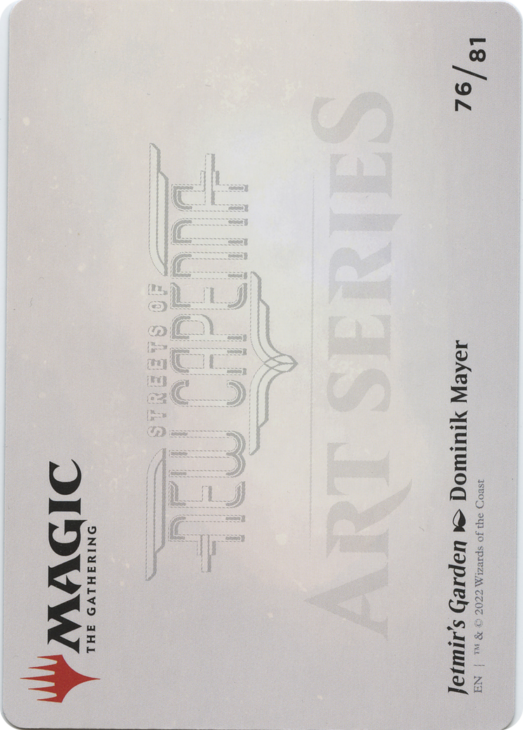 Jetmir's Garden // Jetmir's Garden (ASNC-076) - New Capenna Art Series (Borderless) - Premium MTG Single from Wizards of the Coast - Just $0! Shop now at Game Crave Tournament Store