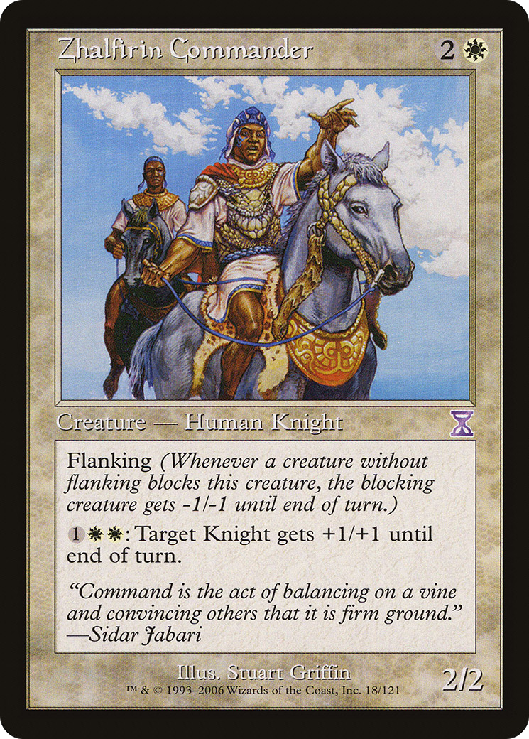 Zhalfirin Commander (TSB-018) - Time Spiral Timeshifted - Premium MTG Single from Wizards of the Coast - Just $0.25! Shop now at Game Crave Tournament Store