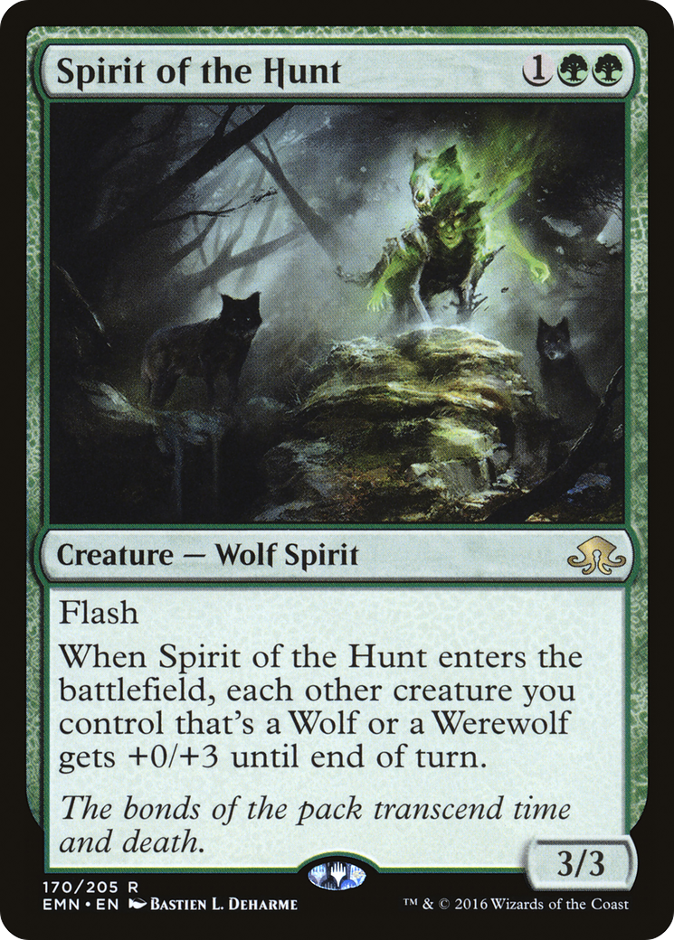 Spirit of the Hunt (EMN-170) - Eldritch Moon Foil - Premium MTG Single from Wizards of the Coast - Just $0.35! Shop now at Game Crave Tournament Store
