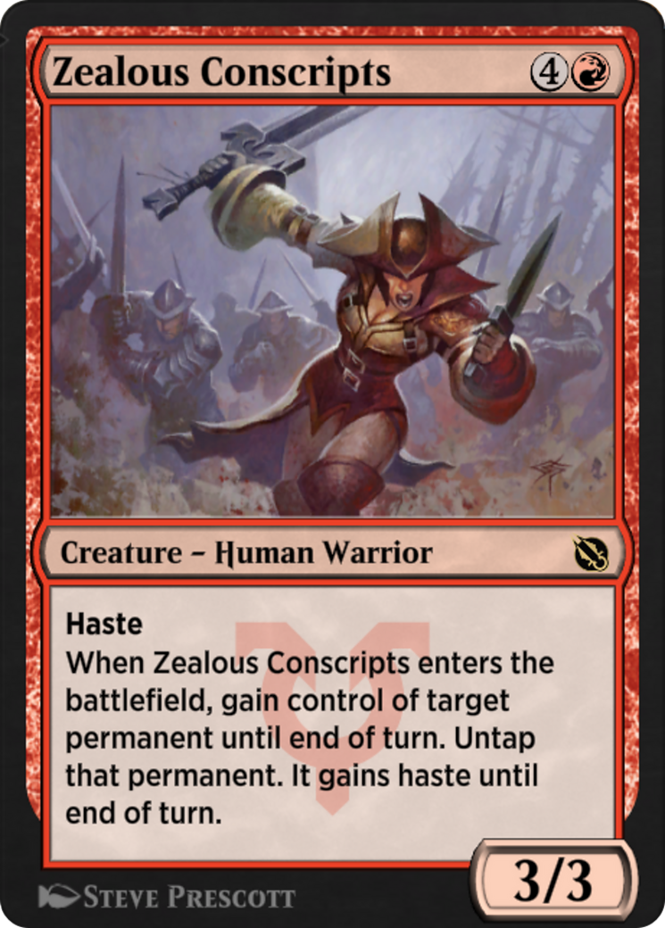 Zealous Conscripts (SIS-047) - Shadows of the Past - Premium MTG Single from Wizards of the Coast - Just $0! Shop now at Game Crave Tournament Store