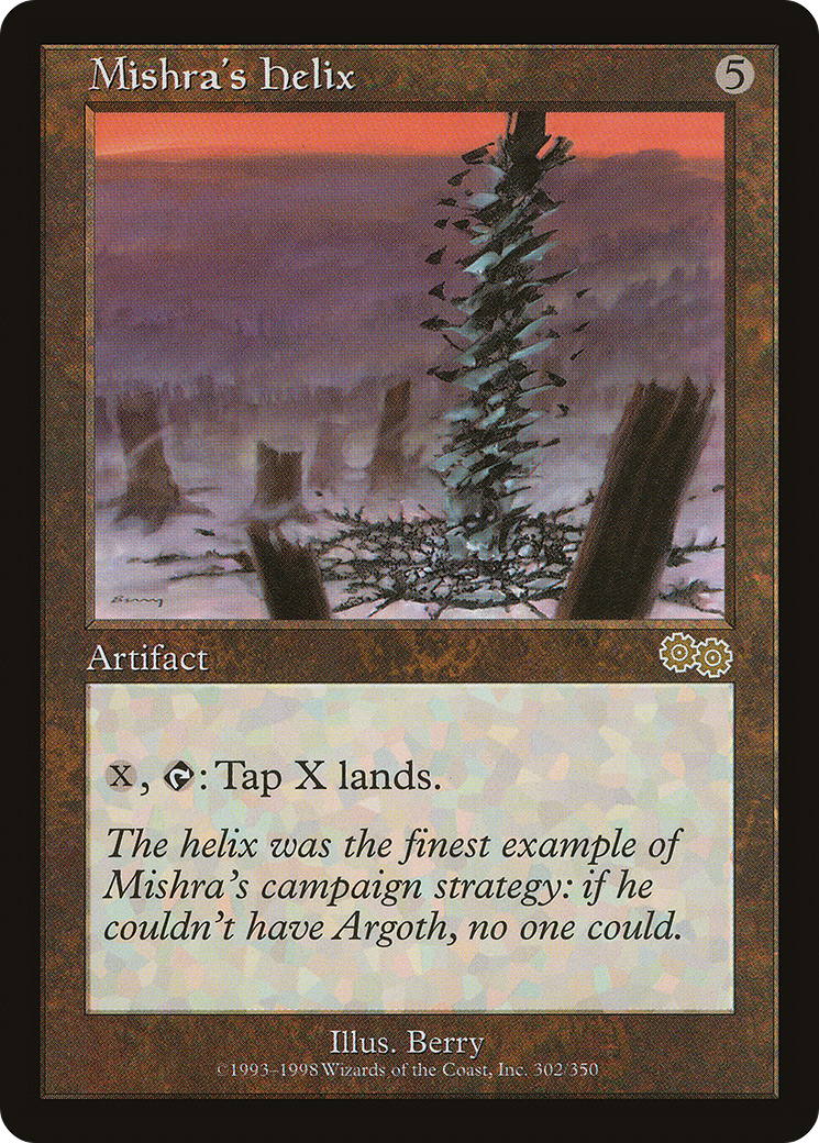 Mishra's Helix (USG-302) - Urza's Saga - Premium MTG Single from Wizards of the Coast - Just $0.52! Shop now at Game Crave Tournament Store