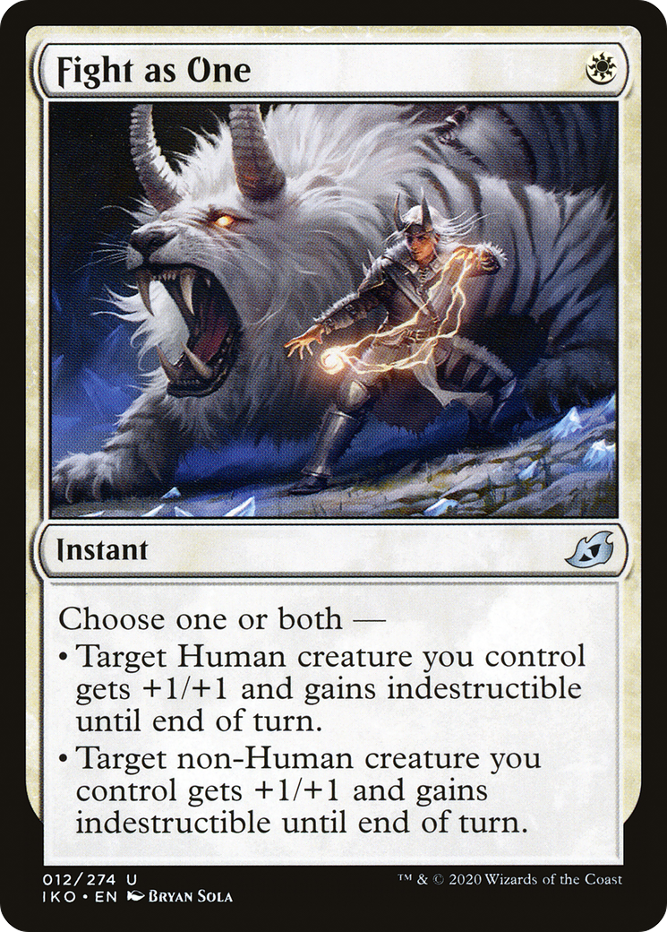 Fight as One (IKO-012) - Ikoria: Lair of Behemoths - Premium MTG Single from Wizards of the Coast - Just $0.08! Shop now at Game Crave Tournament Store