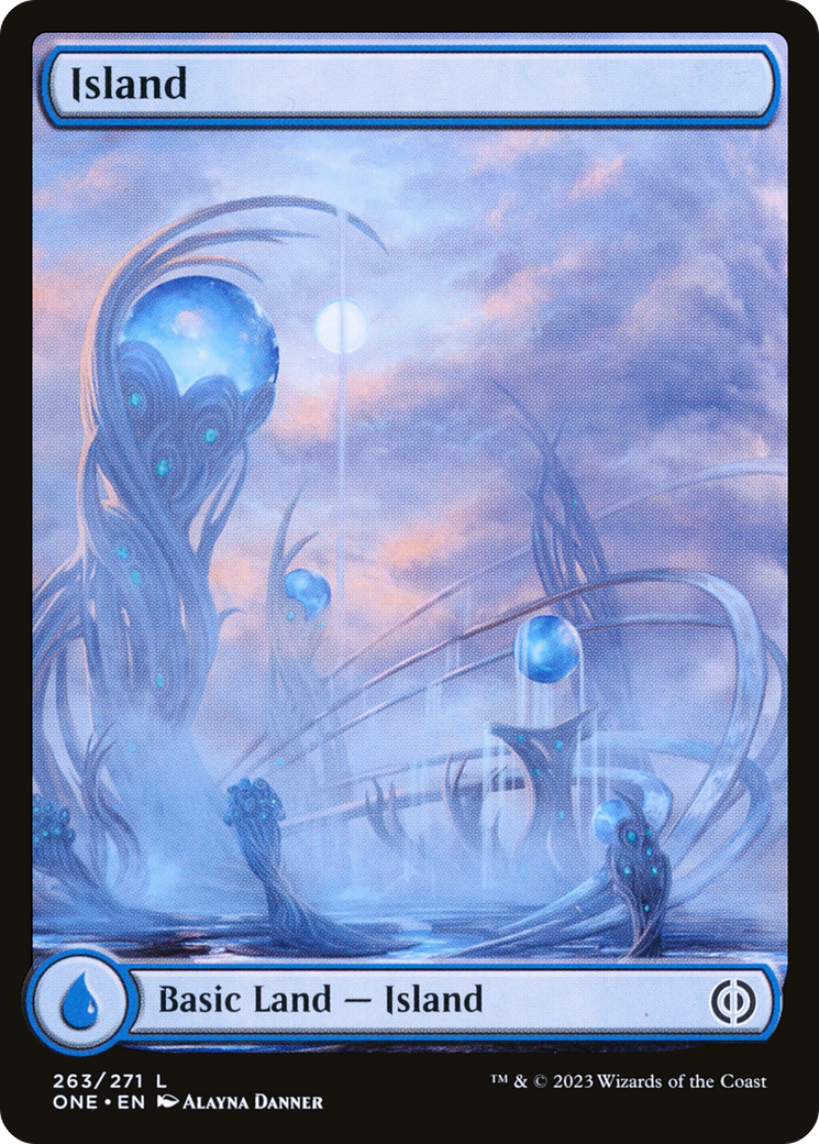 Island (ONE-263) - Phyrexia: All Will Be One Foil - Premium MTG Single from Wizards of the Coast - Just $0.25! Shop now at Game Crave Tournament Store