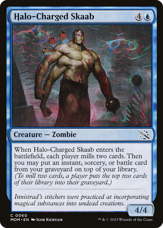 Halo-Charged Skaab (MOM-060) - March of the Machine - Premium MTG Single from Wizards of the Coast - Just $0.25! Shop now at Game Crave Tournament Store
