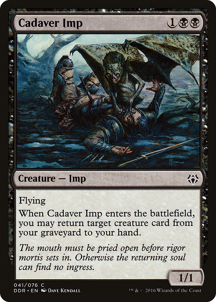 Cadaver Imp (DDR-041) - Duel Decks: Nissa vs. Ob Nixilis - Premium MTG Single from Wizards of the Coast - Just $0.08! Shop now at Game Crave Tournament Store