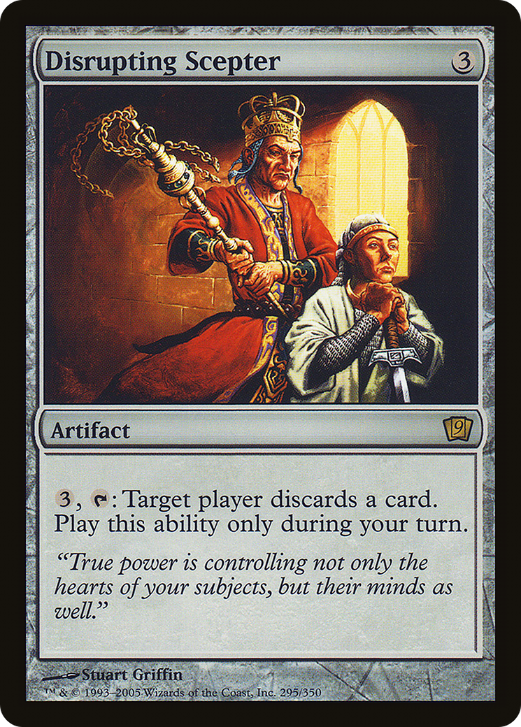 Disrupting Scepter (9ED-295★) - Ninth Edition Foil - Premium MTG Single from Wizards of the Coast - Just $0.89! Shop now at Game Crave Tournament Store