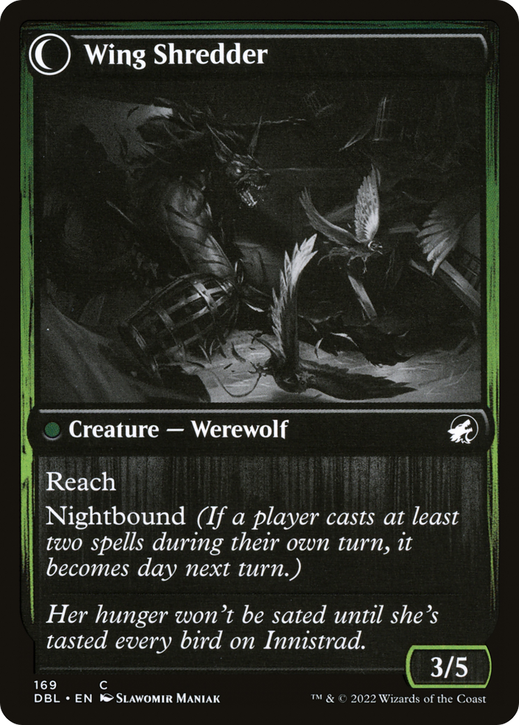 Bird Admirer // Wing Shredder (DBL-169) - Innistrad: Double Feature: (Double Faced Transform) Foil - Premium MTG Single from Wizards of the Coast - Just $0.08! Shop now at Game Crave Tournament Store