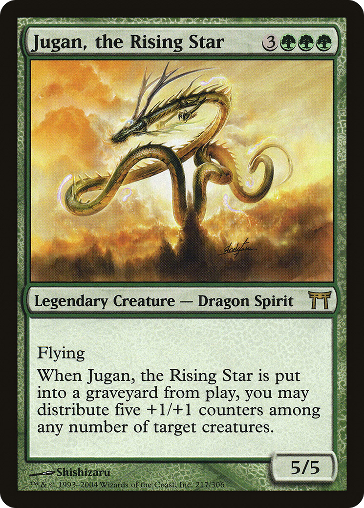 Jugan, the Rising Star (CHK-217) - Champions of Kamigawa Foil - Premium MTG Single from Wizards of the Coast - Just $6! Shop now at Game Crave Tournament Store
