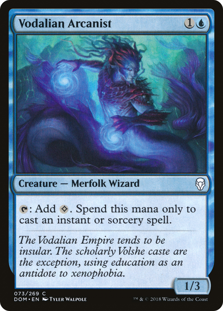 Vodalian Arcanist (DOM-073) - Dominaria - Premium MTG Single from Wizards of the Coast - Just $0.08! Shop now at Game Crave Tournament Store
