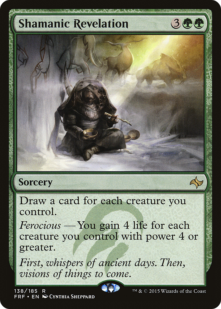 Shamanic Revelation (FRF-138) - Fate Reforged - Premium MTG Single from Wizards of the Coast - Just $0.64! Shop now at Game Crave Tournament Store